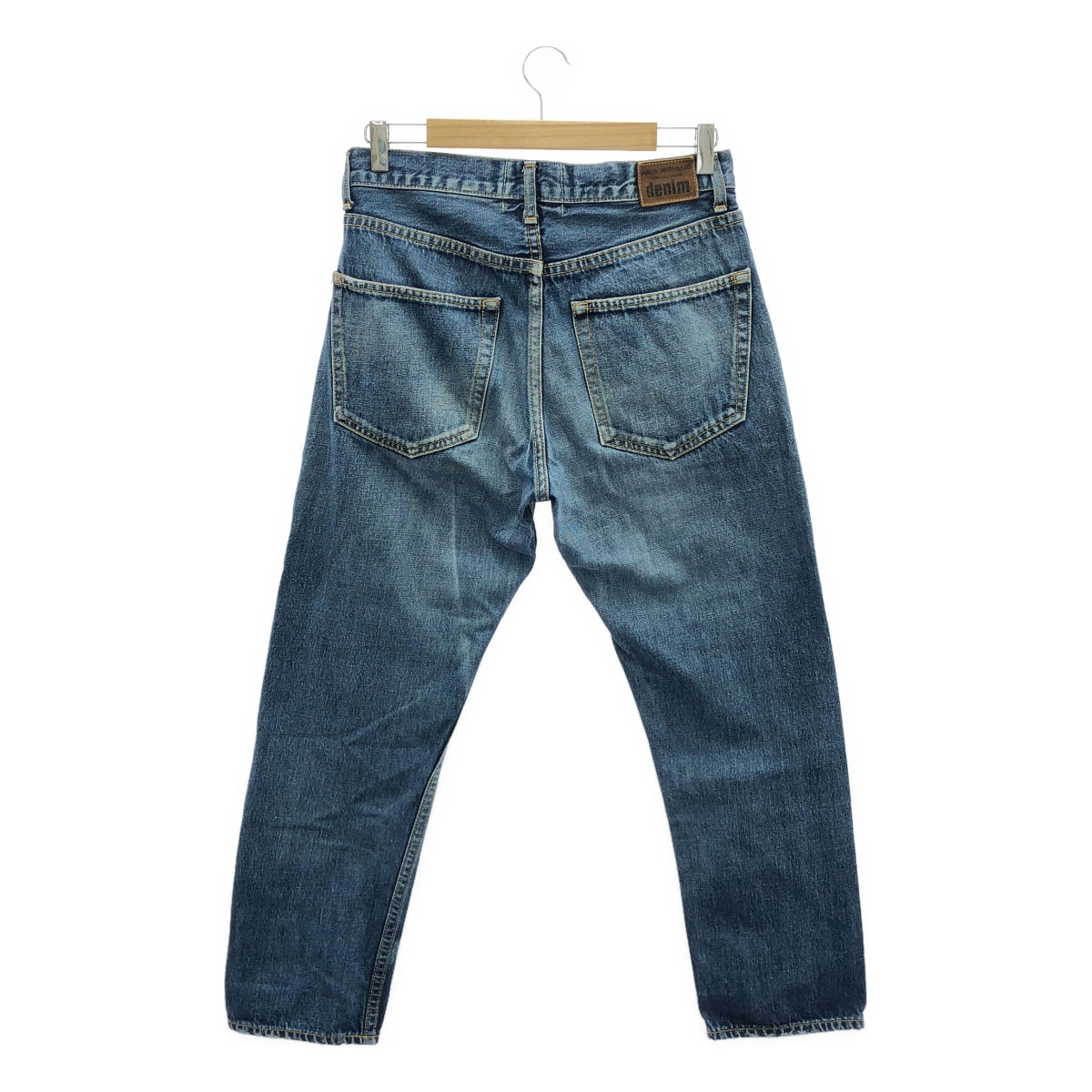 JUNYA WATANABE COMME des GARCONS / ジュンヤワタナベ レザーパッチ セルビッチ デニムパンツ