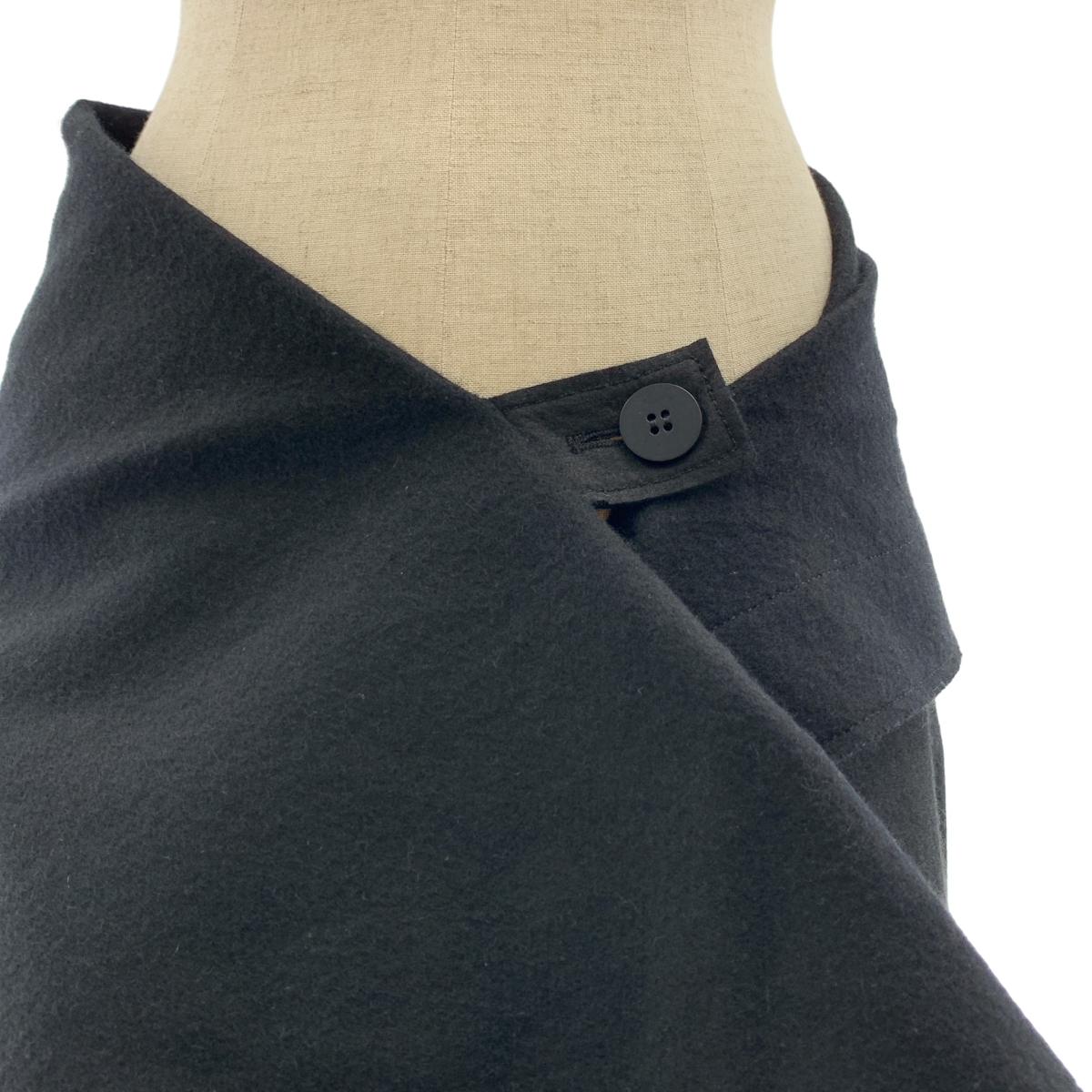 ISSEY MIYAKE / イッセイミヤケ LEFT UNDONE 2way ウール 変形 パンツ