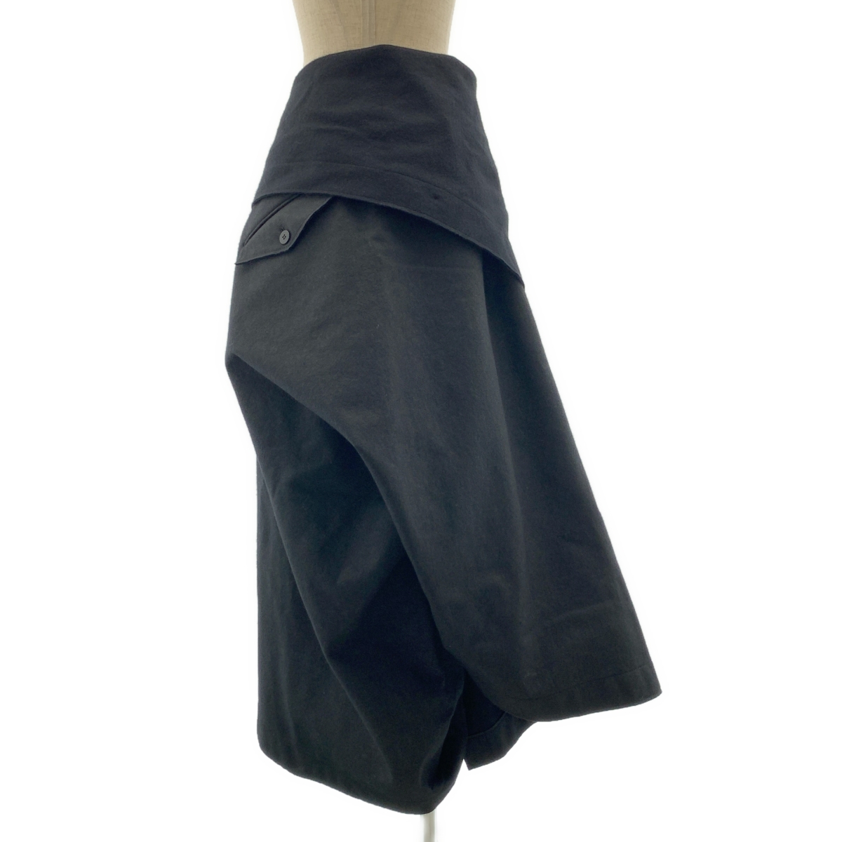 ISSEY MIYAKE / イッセイミヤケ LEFT UNDONE 2way ウール 変形 パンツ