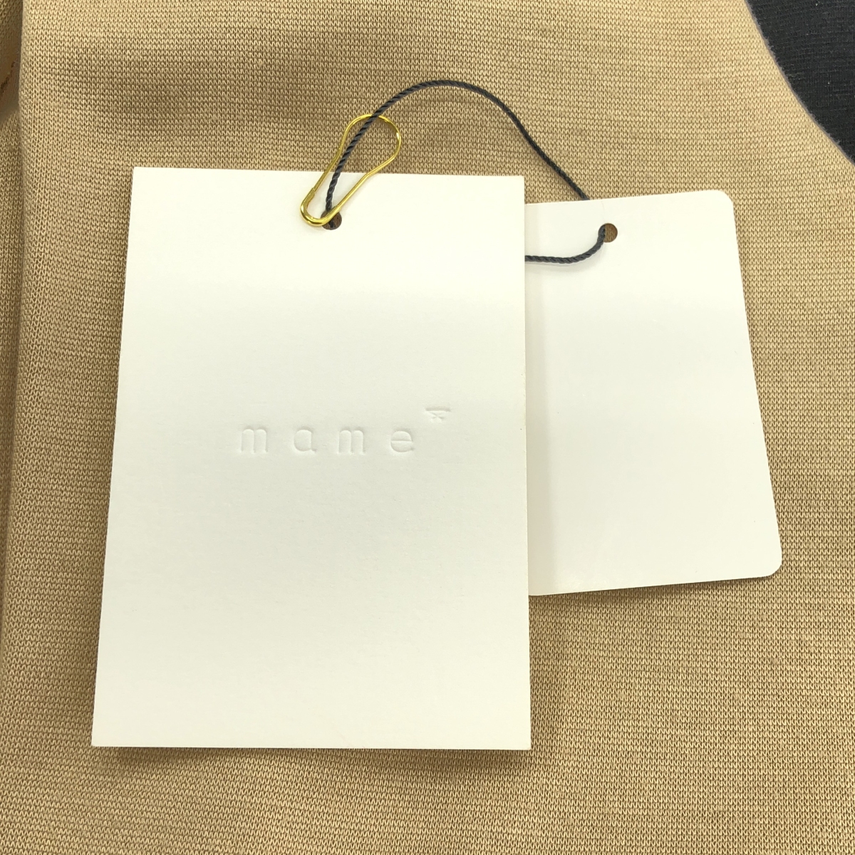 Mame Kurogouchi / マメクロゴウチ Iライン ジャージー ワンピース