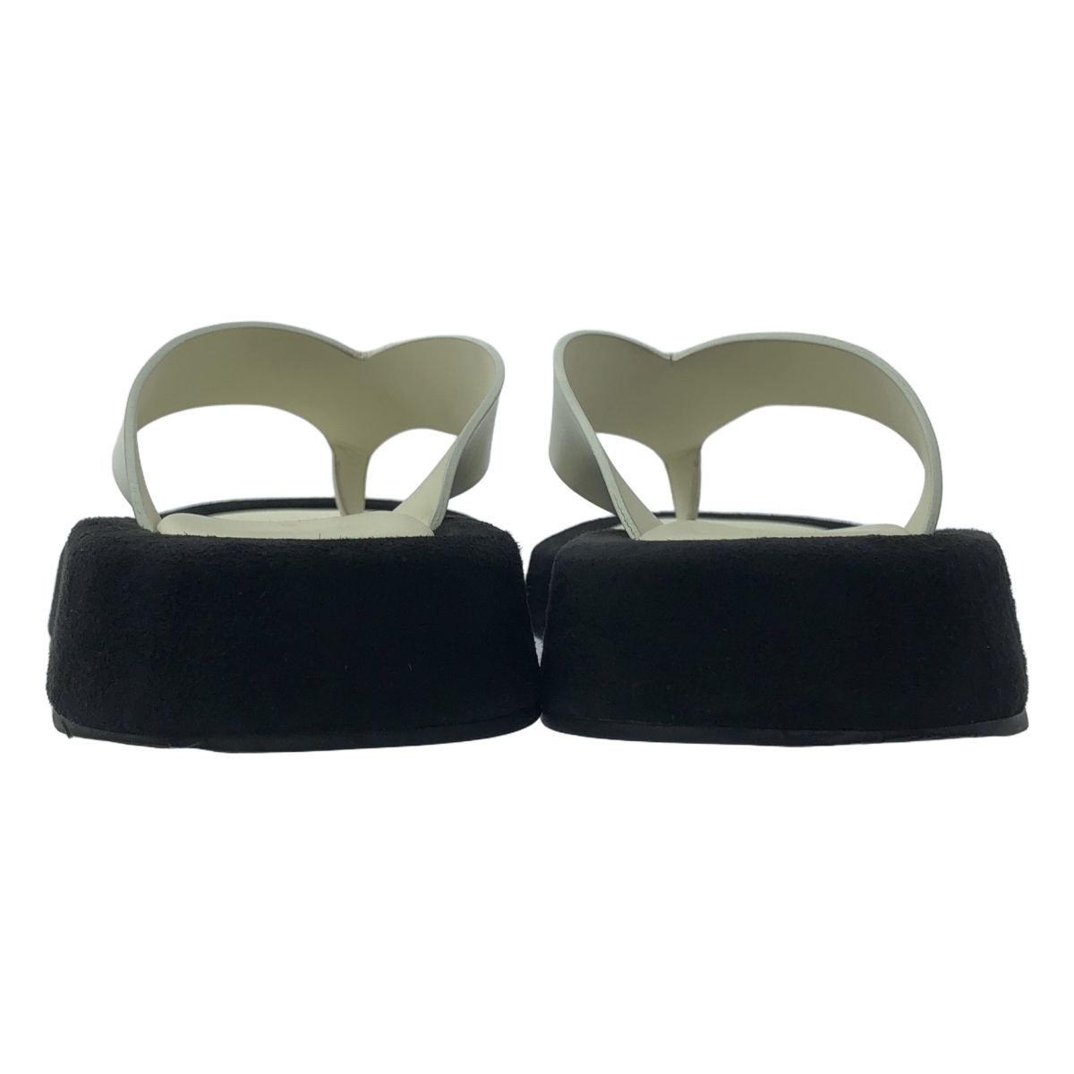 THE ROW / ザロウ GINZA スライド スエード プラットフォーム サンダル