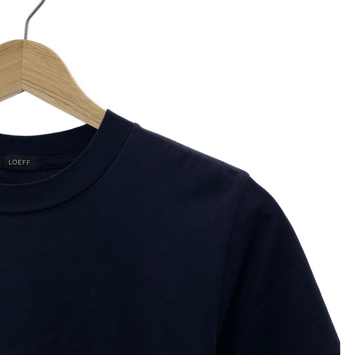 LOEFF / ロエフ スビンコットン 5分袖クルーネックTシャツ カットソー
