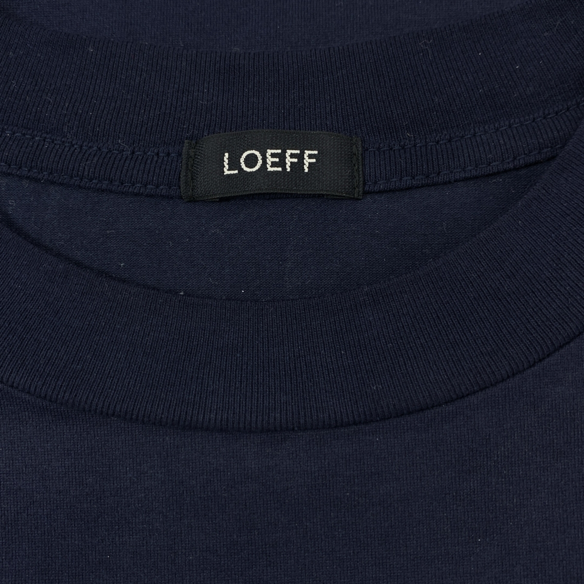 LOEFF / ロエフ スビンコットン 5分袖クルーネックTシャツ カットソー