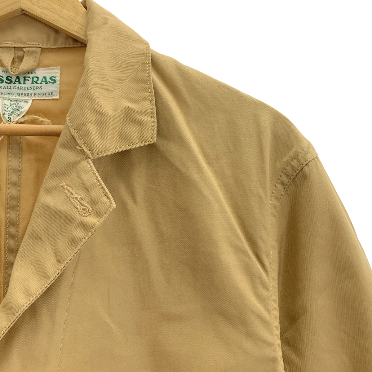 SASSAFRAS / ササフラス G.D.U Leaf Jacket Cotton Gabardine コットンギャバジン リーフジャケット