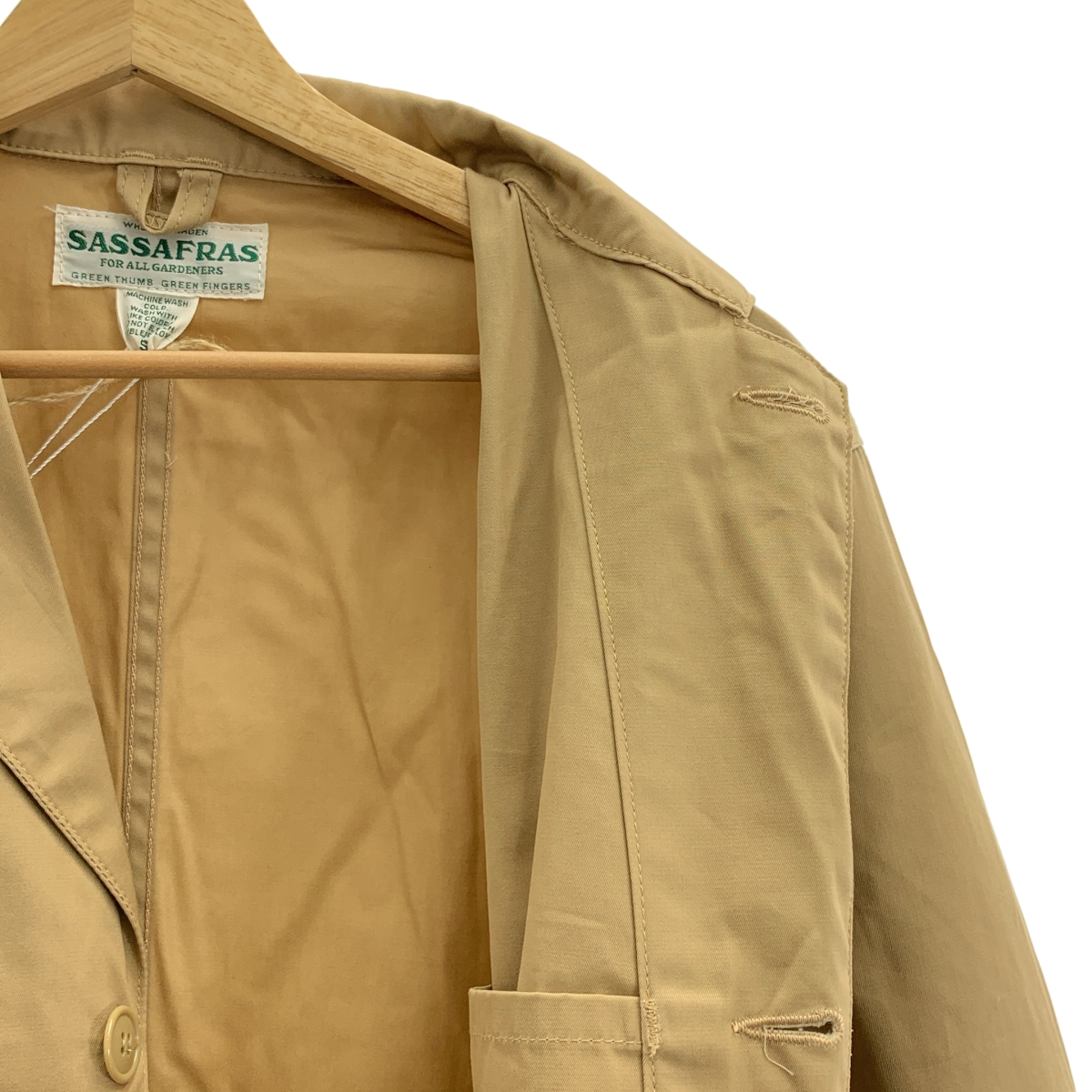 SASSAFRAS / ササフラス G.D.U Leaf Jacket Cotton Gabardine コットンギャバジン リーフジャケット