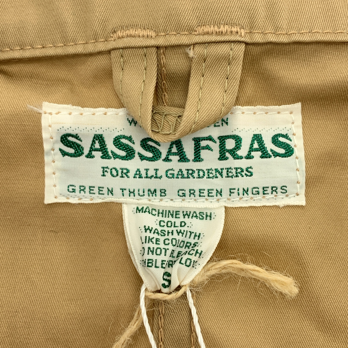 SASSAFRAS / ササフラス G.D.U Leaf Jacket Cotton Gabardine コットンギャバジン リーフジャケット