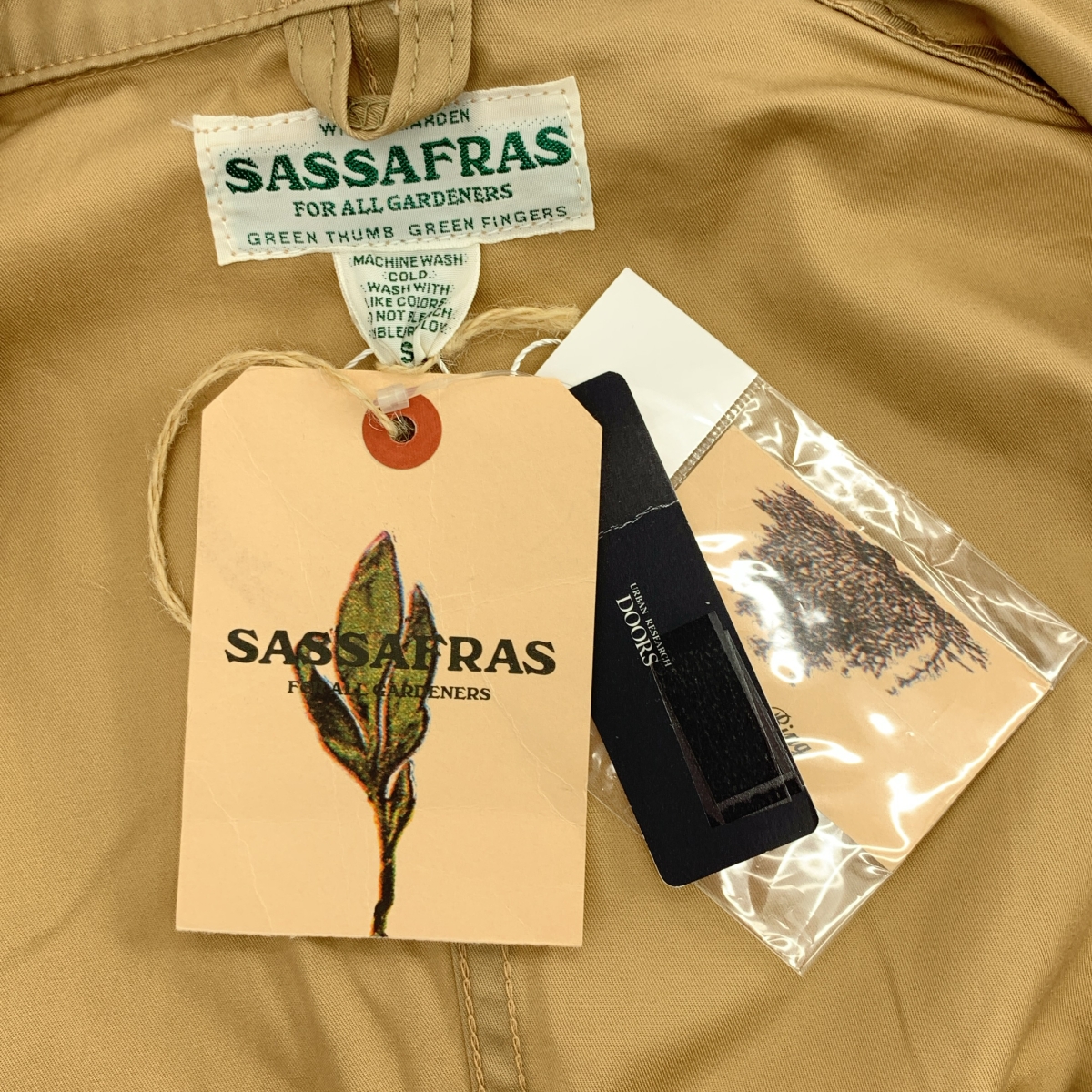 SASSAFRAS / ササフラス G.D.U Leaf Jacket Cotton Gabardine コットンギャバジン リーフジャケット