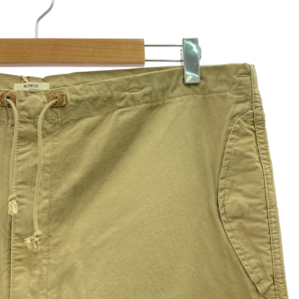 NOWOS / ノーウォス ドローストリング ワイド パンツ