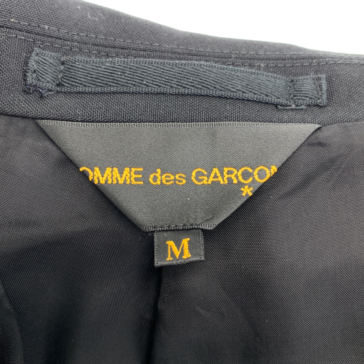 COMME des GARCONS / コムデギャルソン リボン装飾 オーバーシルエット シングル ジャケット