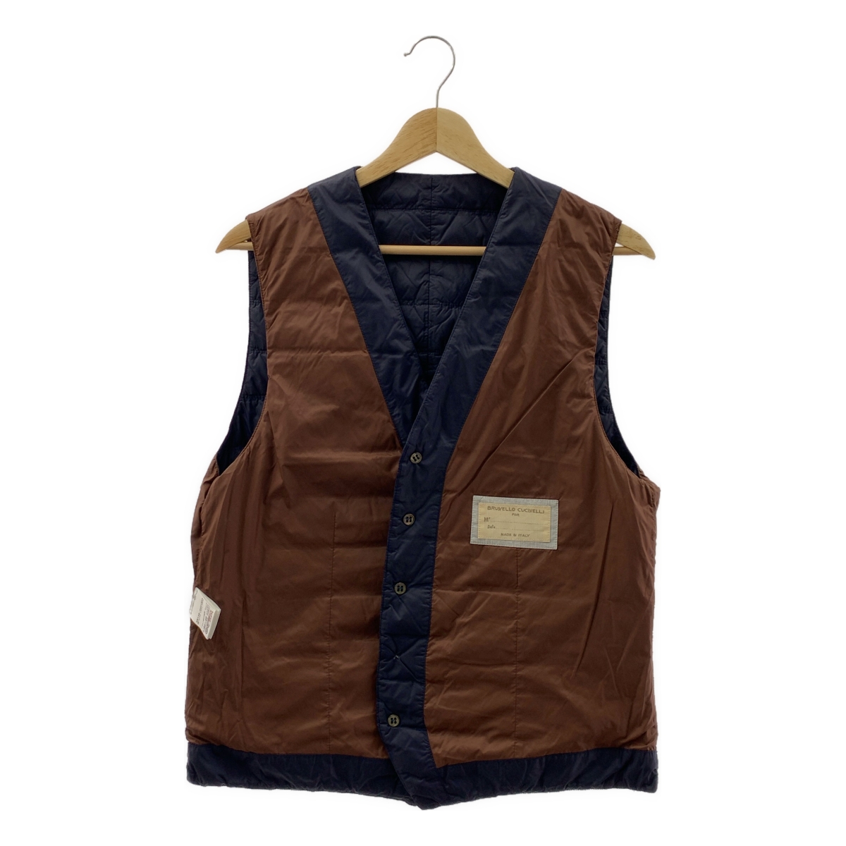 BRUNELLO CUCINELLI / ブルネロクチネリ ロゴボタン ダウンベスト