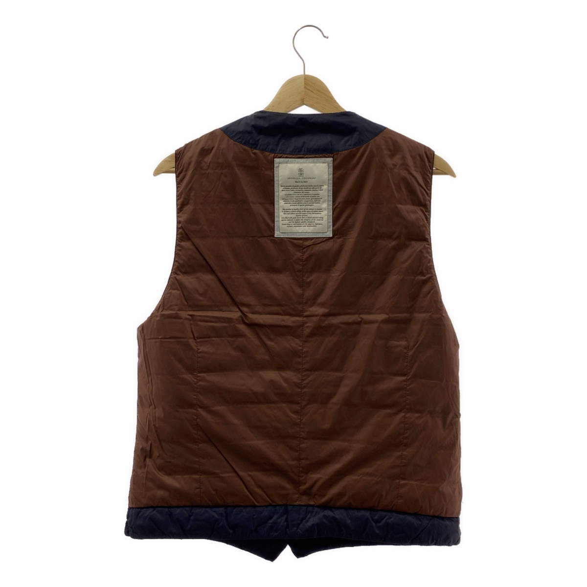 BRUNELLO CUCINELLI / ブルネロクチネリ ロゴボタン ダウンベスト