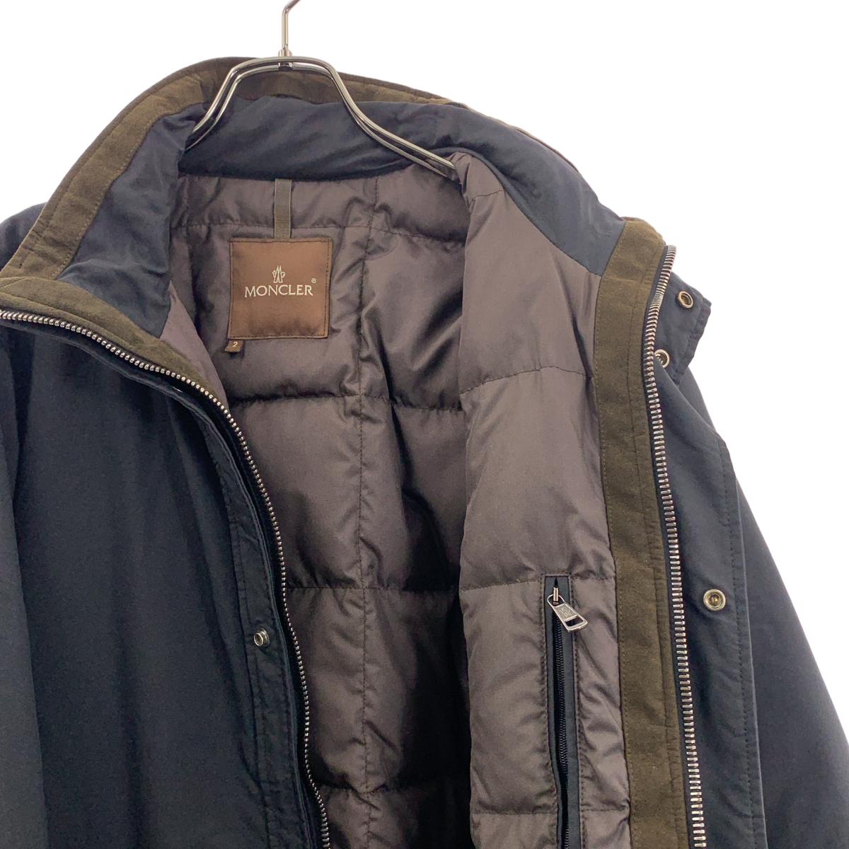 MONCLER / モンクレール 茶タグ ロング ダウン ジャケット