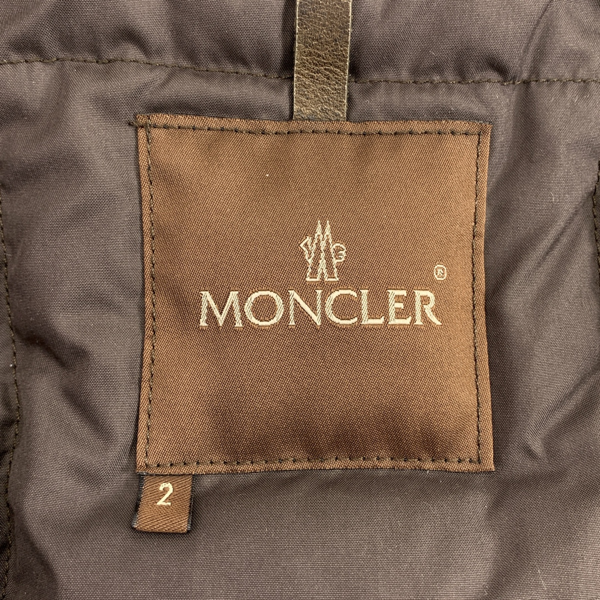 MONCLER / モンクレール 茶タグ ロング ダウン ジャケット