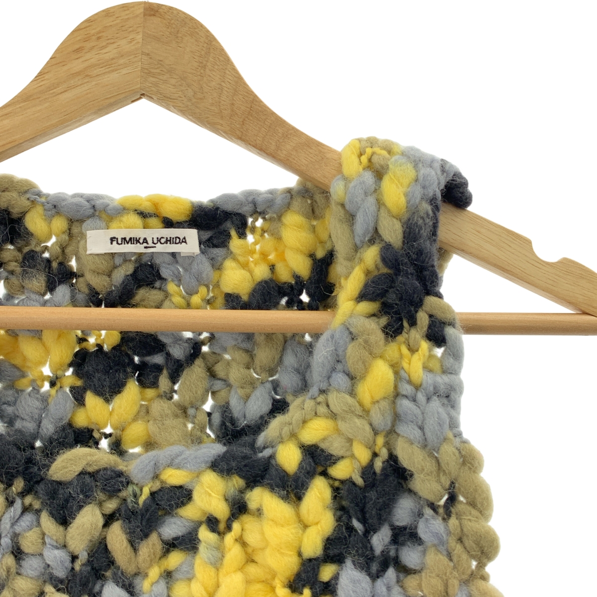 FUMIKA UCHIDA / フミカウチダ SPACE DYED HAND KNITTED VEST ハンドニットベスト