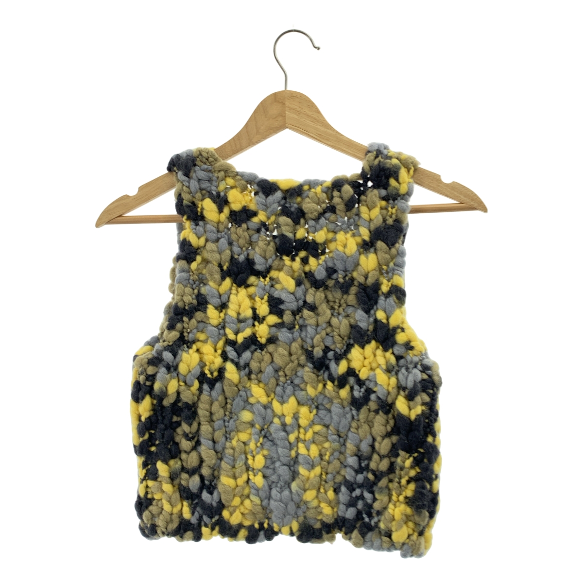 FUMIKA UCHIDA / フミカウチダ SPACE DYED HAND KNITTED VEST ハンドニットベスト