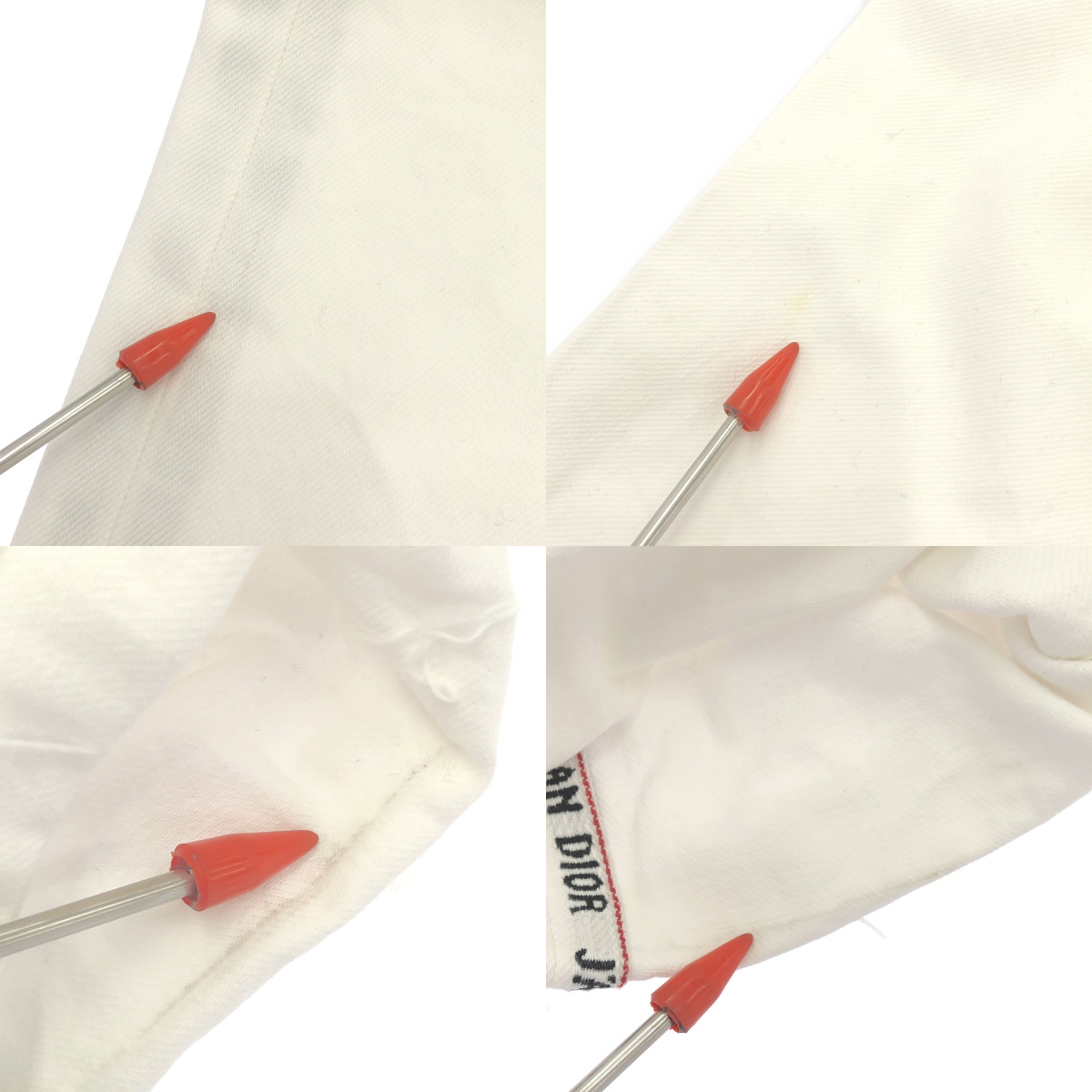 Christian Dior / クリスチャンディオール ボーイフレンド 裾ロゴ コットン デニムパンツ