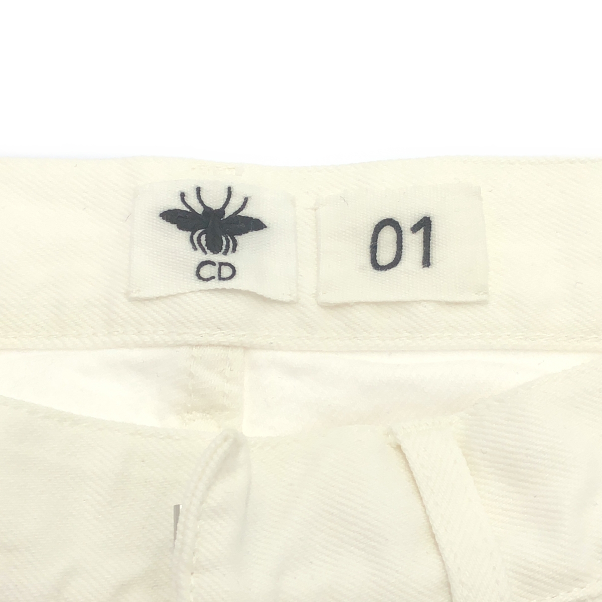 Christian Dior / クリスチャンディオール ボーイフレンド 裾ロゴ コットン デニムパンツ