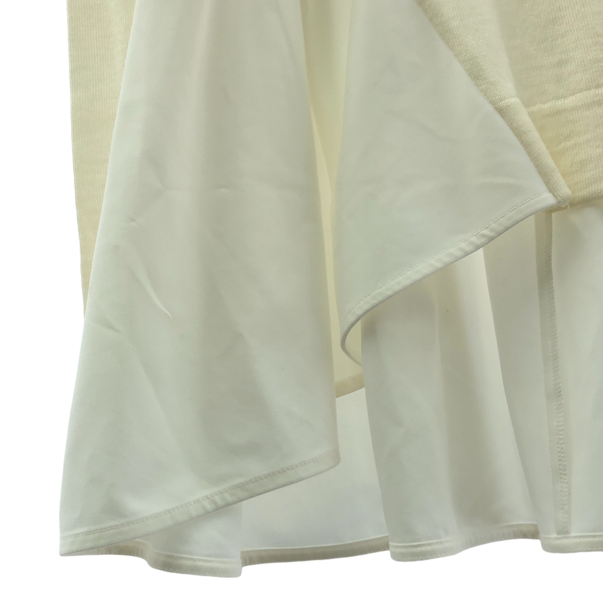 その他 ドッキング フレア ニット ワンピース