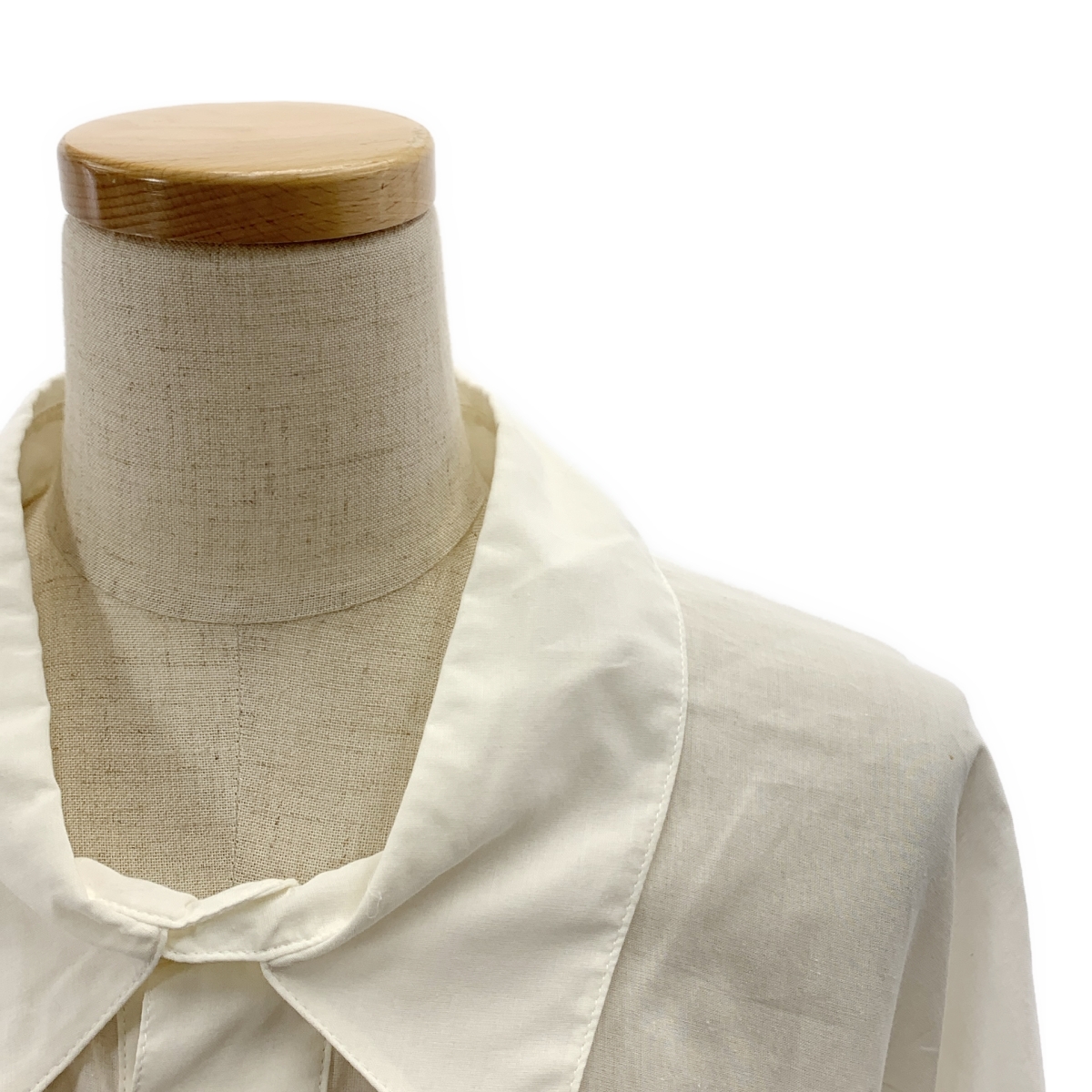 LIMI feu / リミフゥ コットン アシンメトリー ワンピース