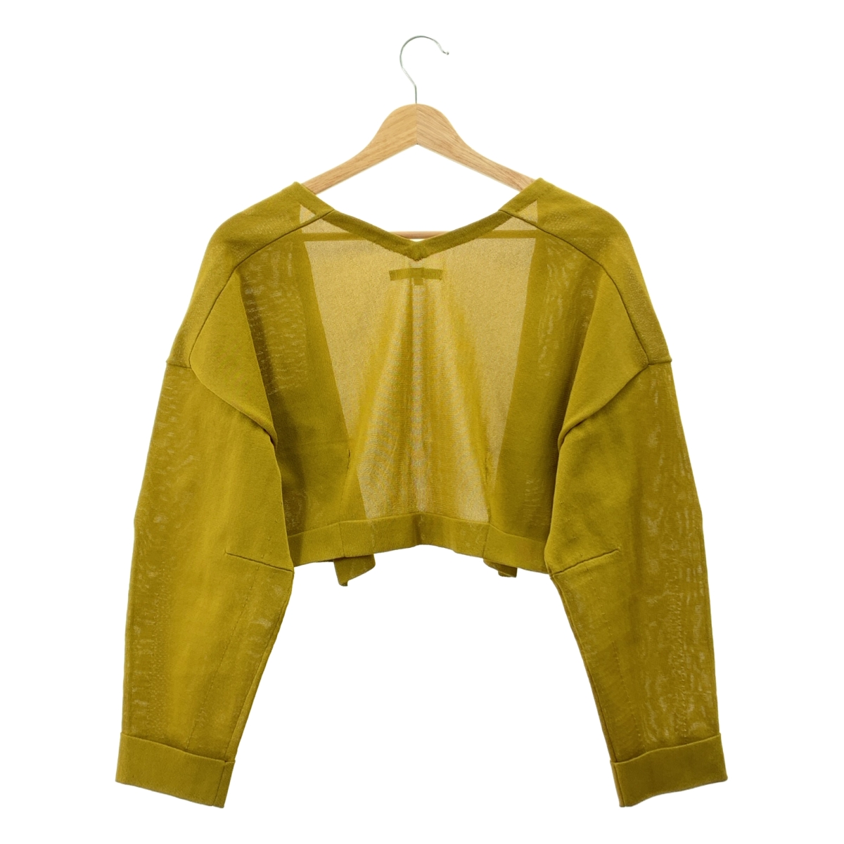 UN3D / アンスリード ボタンレス ショート ニット カーディガン