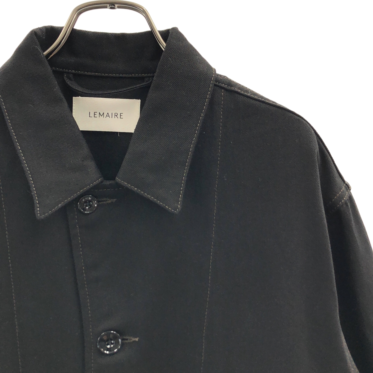 LEMAIRE / ルメール BLACK DENIM BOXY JACKET ボクシー ジャケット / ユニセックス