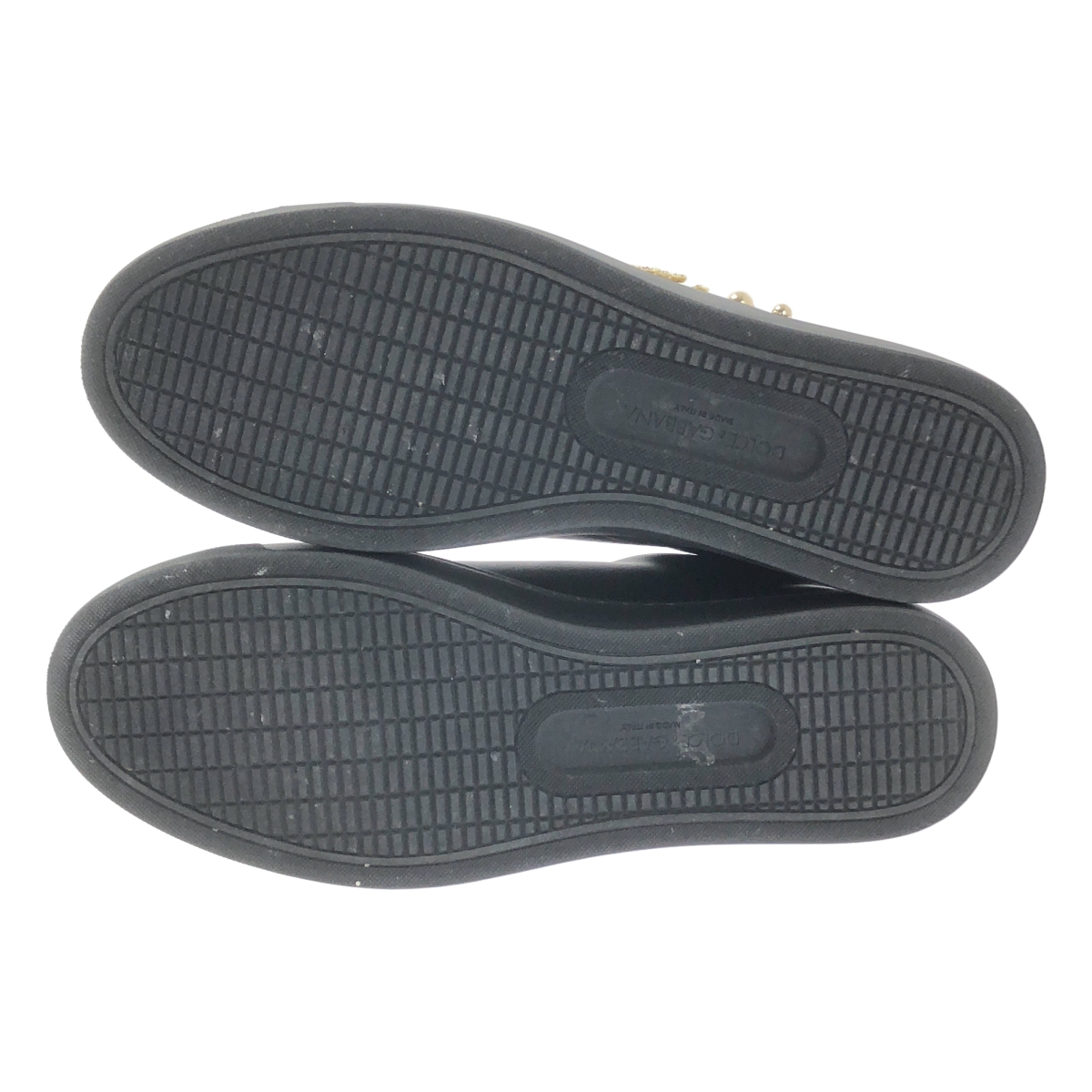 DOLCE＆GABBANA / ドルチェ＆ガッバーナドルガバ レザー スタッズ スニーカー