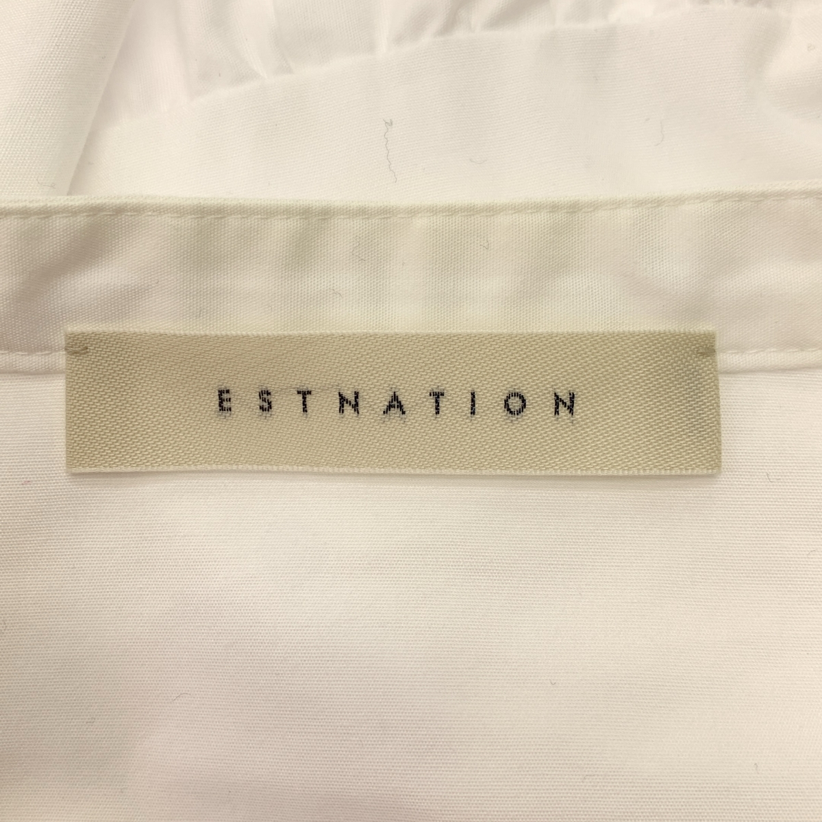 ESTNATION / エストネーション フリルギャザーボリュームブラウス