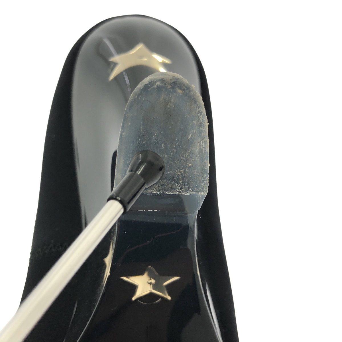 Christian Dior / クリスチャンディオール ロゴ アンクルリボン クリアソール パンプス