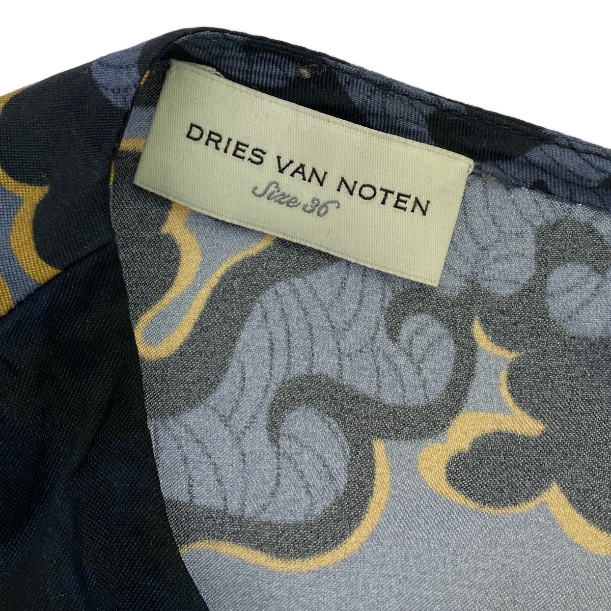 DRIES VAN NOTEN / ドリスヴァンノッテン ティアード スリーブレス ロングワンピース