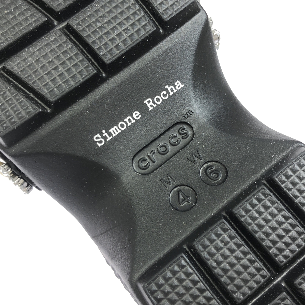 Simone Rocha / シモーネロシャ x crocs / クロックス stomp fisherman / ストンプ フィッシャーマン ビジュー装飾 プラットフォーム サンダル シューズ
