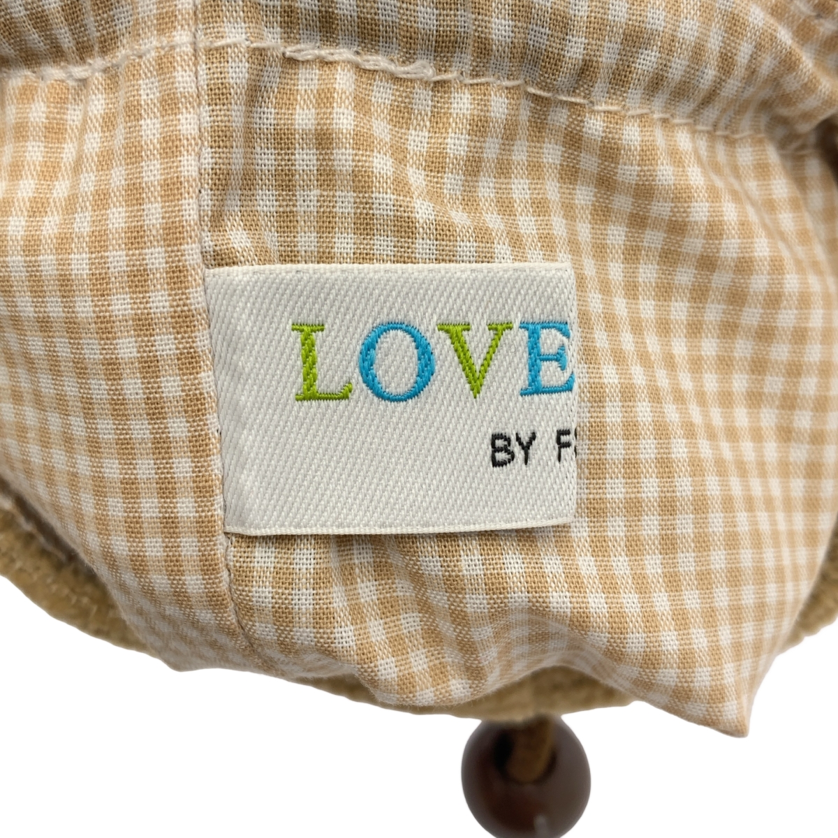 LOVERARY BY FEILER / ラブラリーバイフェイラー ドアップ テディ ボーイ 巾着ポーチ