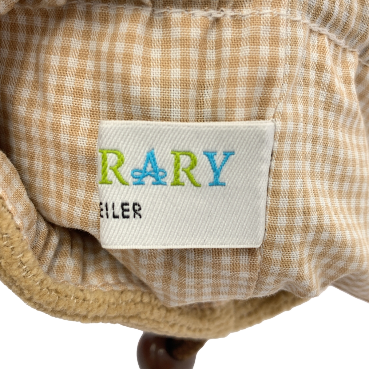 LOVERARY BY FEILER / ラブラリーバイフェイラー ドアップ テディ ボーイ 巾着ポーチ