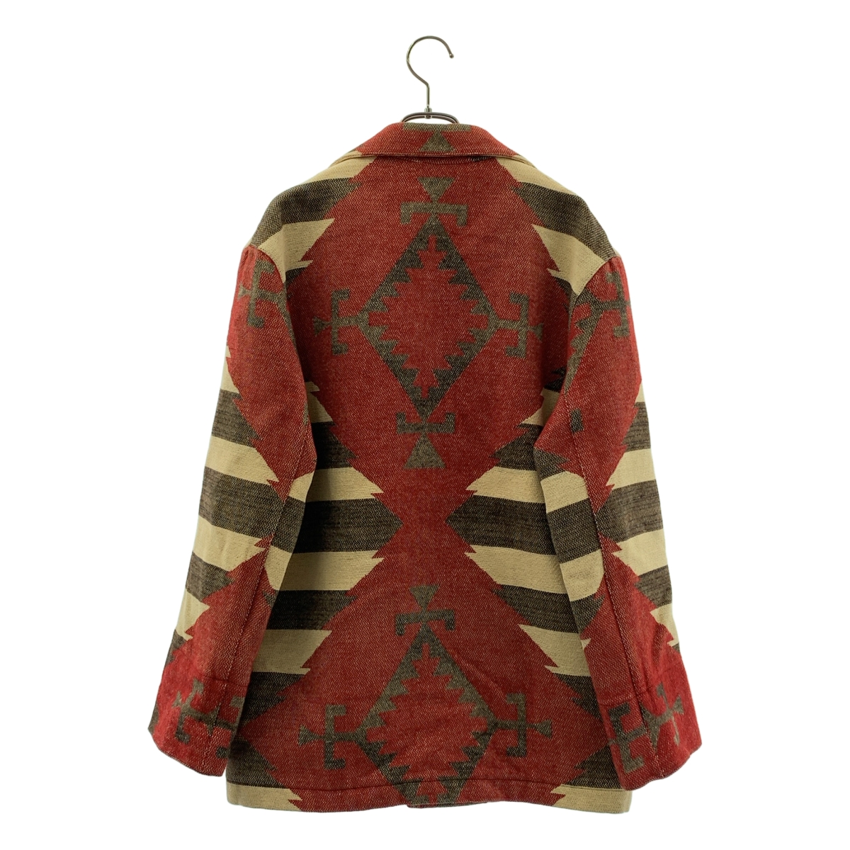 RALPH LAUREN / ラルフローレン COUNTRY ネイティブ柄 コンチョボタン ラグジャケット