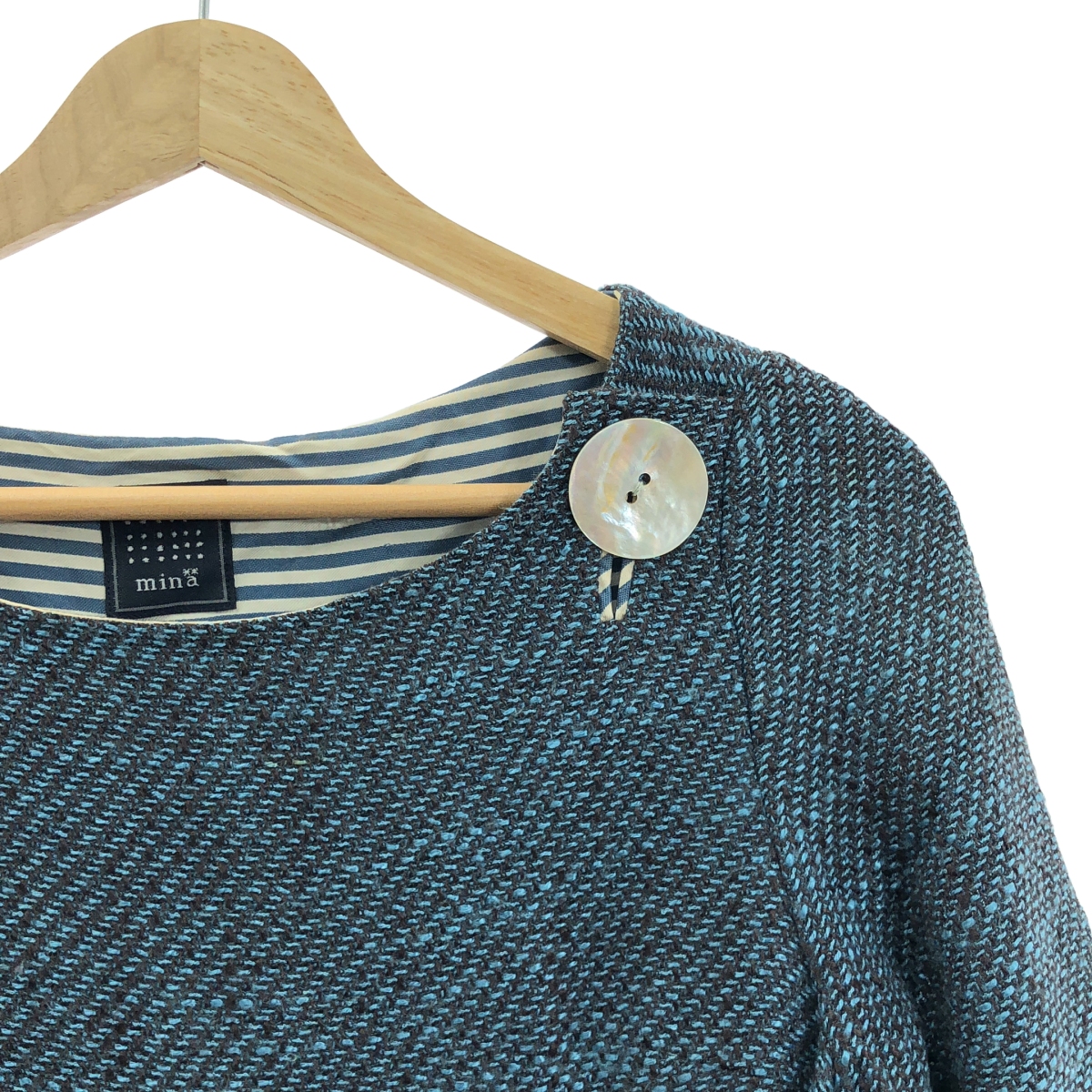 mina perhonen / ミナペルホネン moon light ムーンライト / ウール混 プルオーバー トップス