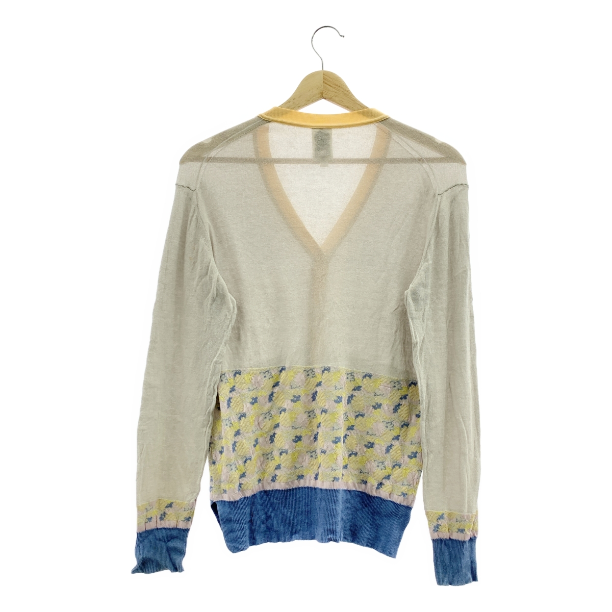 ANTIPAST / アンティパスト コットン スリット ニット カーディガン