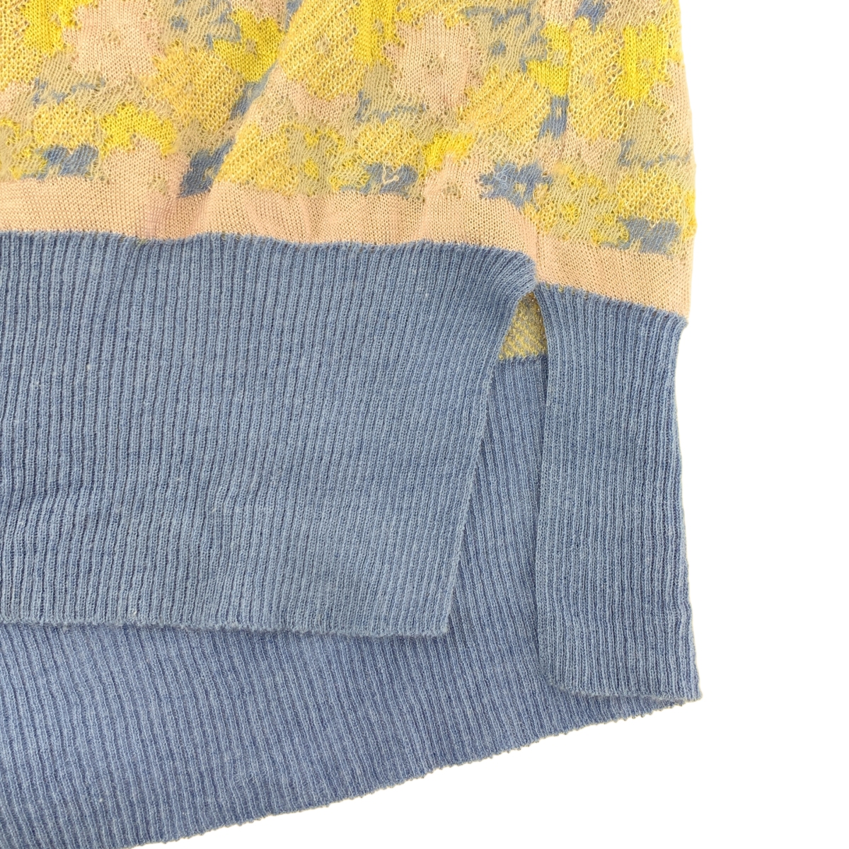 ANTIPAST / アンティパスト コットン スリット ニット カーディガン