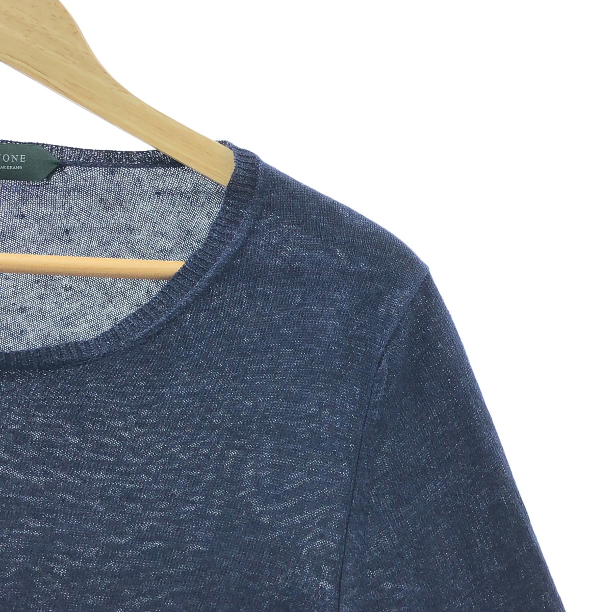 ZANONE / ザノーネ リネン クルーネックニット