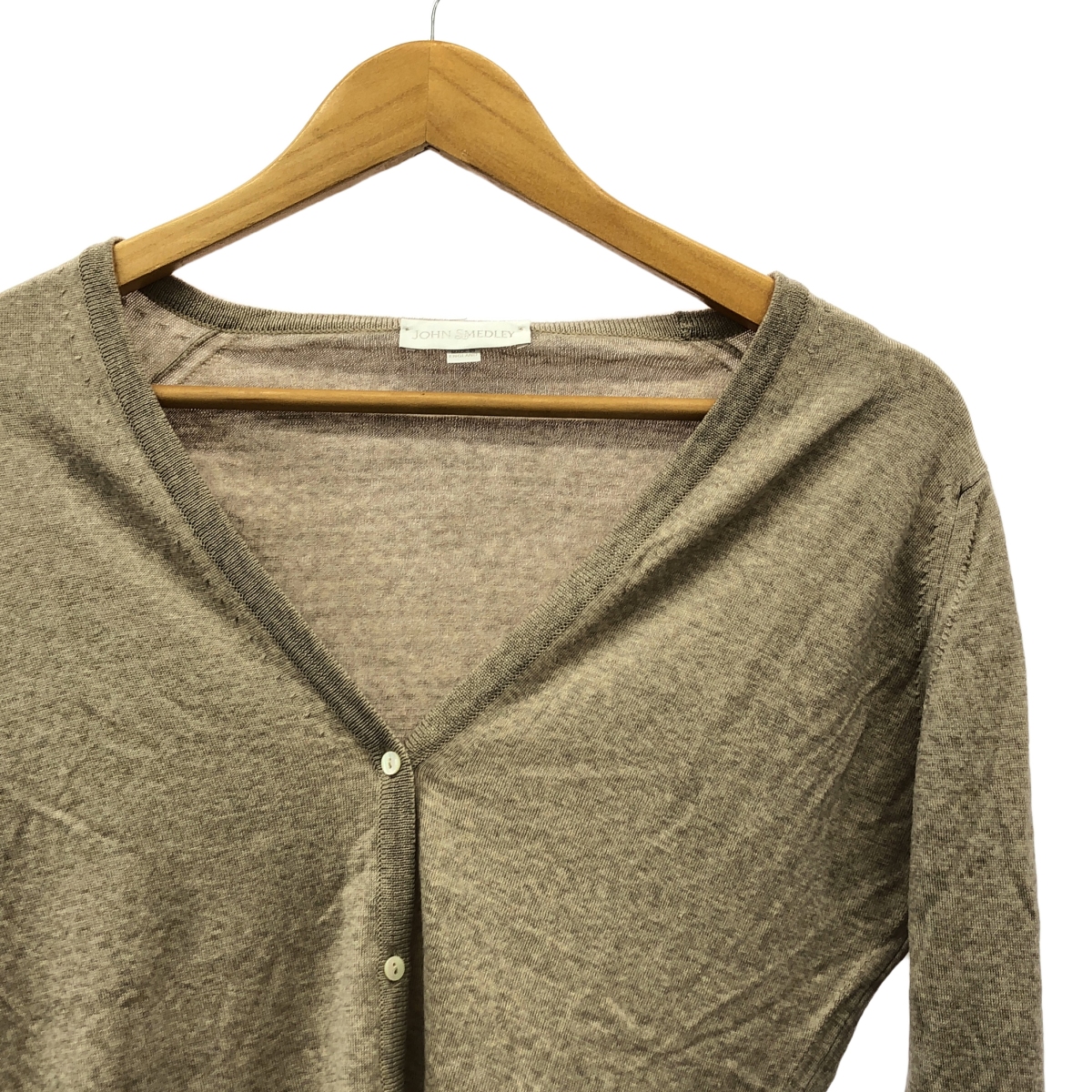 JOHN SMEDLEY / ジョンスメドレー ウール ハイゲージ ニット カーディガン