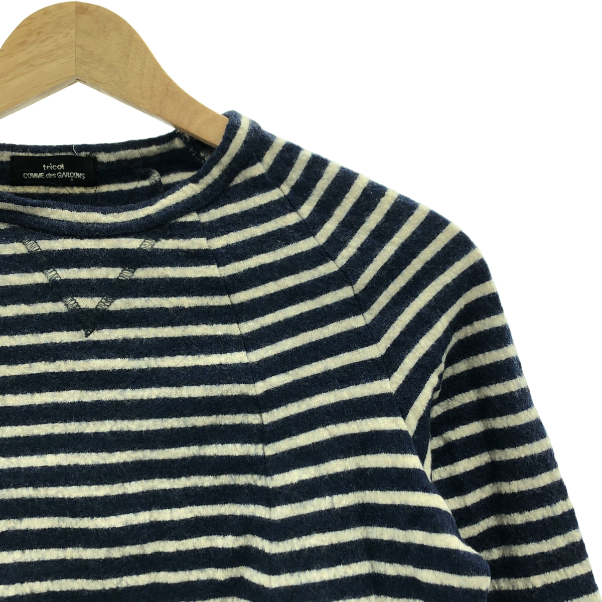 tricot COMME des GARCONS / トリココムデギャルソン ウール ボーダー ニット