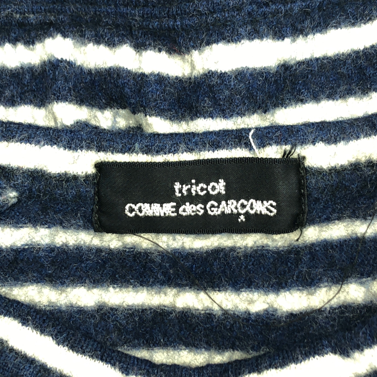 tricot COMME des GARCONS / トリココムデギャルソン ウール ボーダー ニット