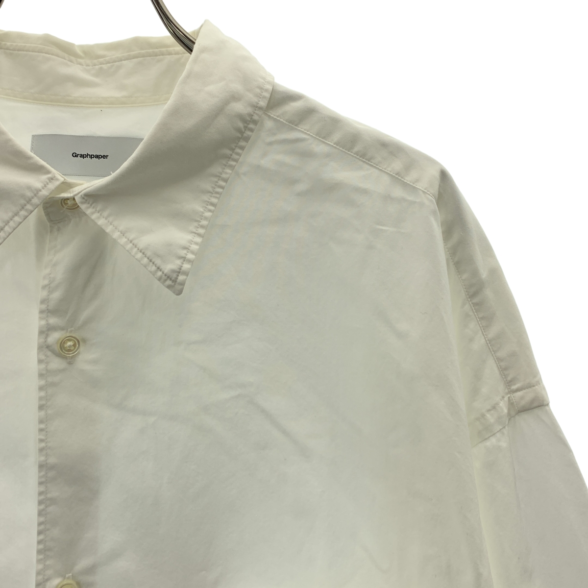 Graphpaper / グラフペーパー Broad Oversized L/S Regular Collar Shirt ブロード レギュラーカラーシャツ
