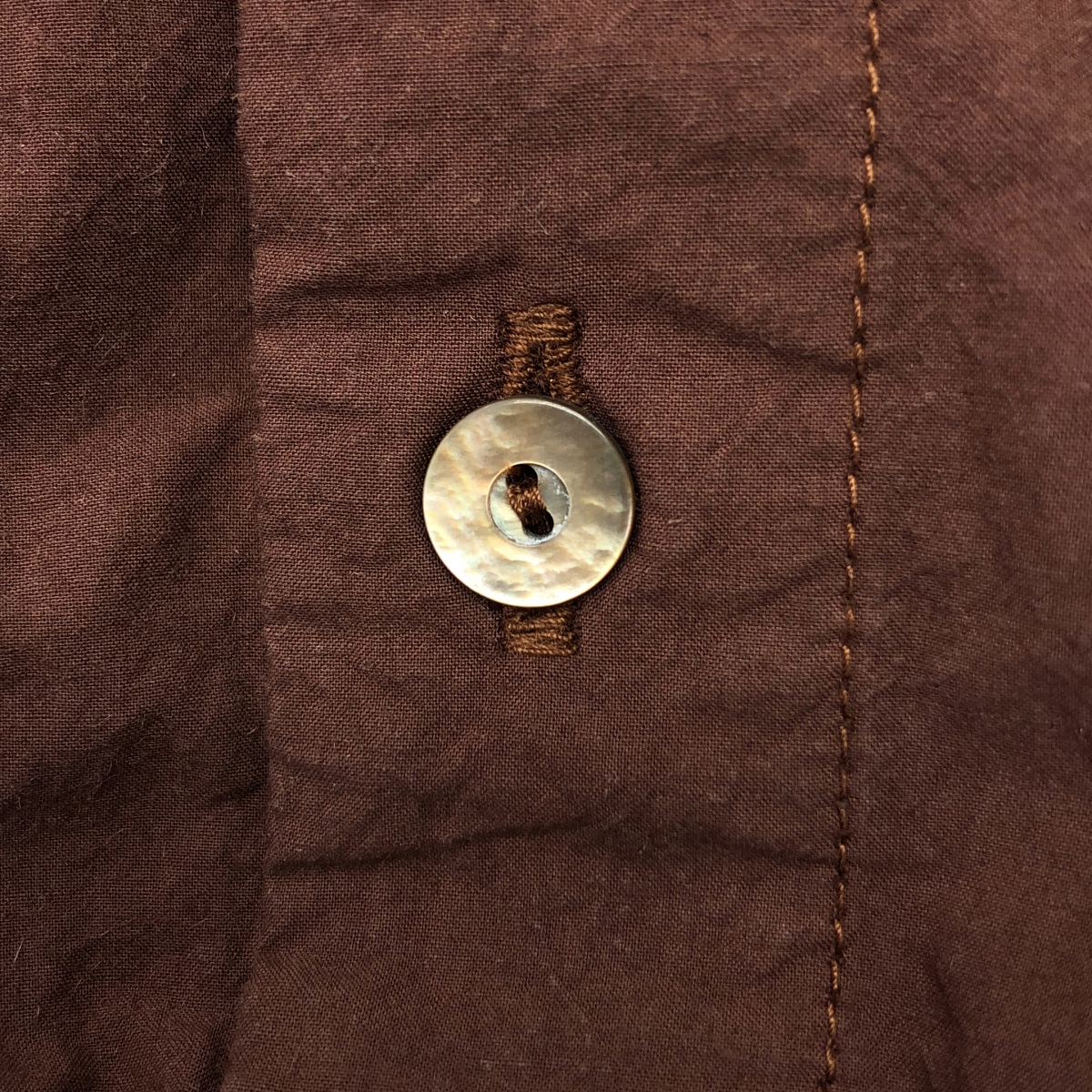 nest robe / ネストローブ コットン ラミー バンドカラー ギャザー ボリューム シャツ ワンピース