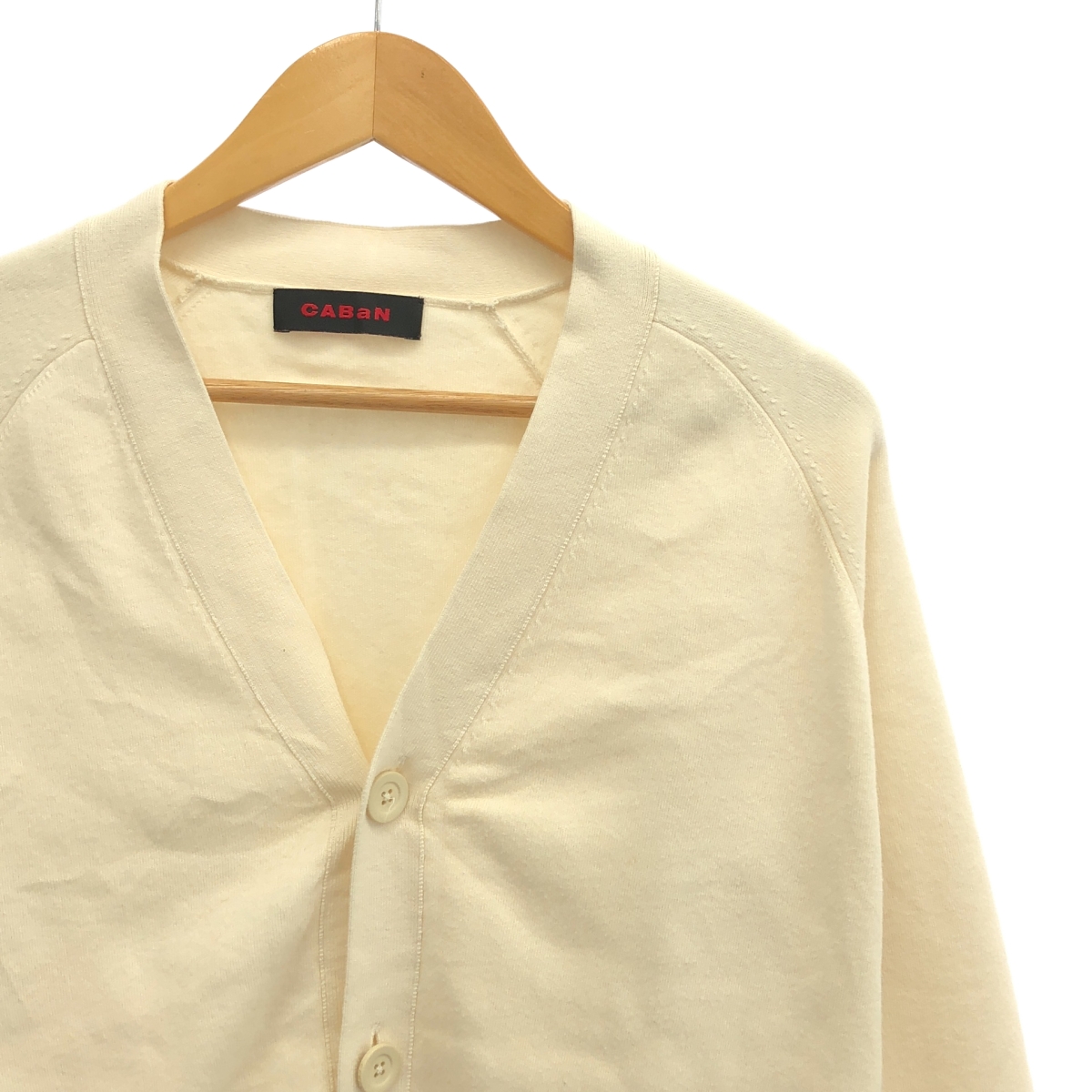 CABaN / キャバン コットンカシミヤ Vネック カーディガン
