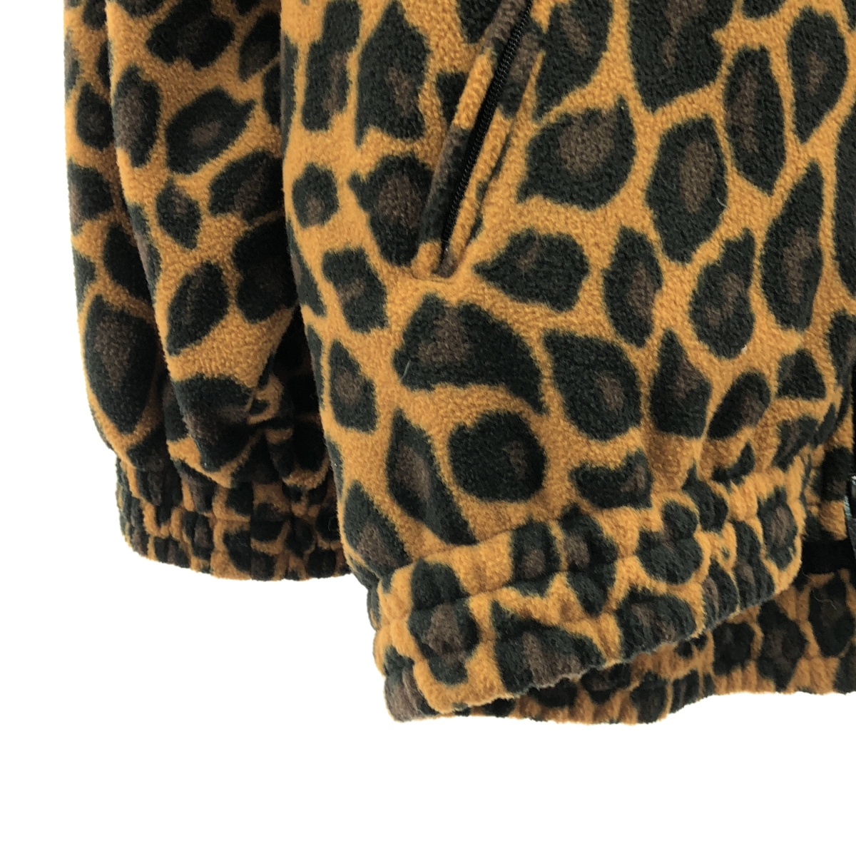 BALENCIAGA / バレンシアガ ポリエステル レオパード ジップ ジャケット