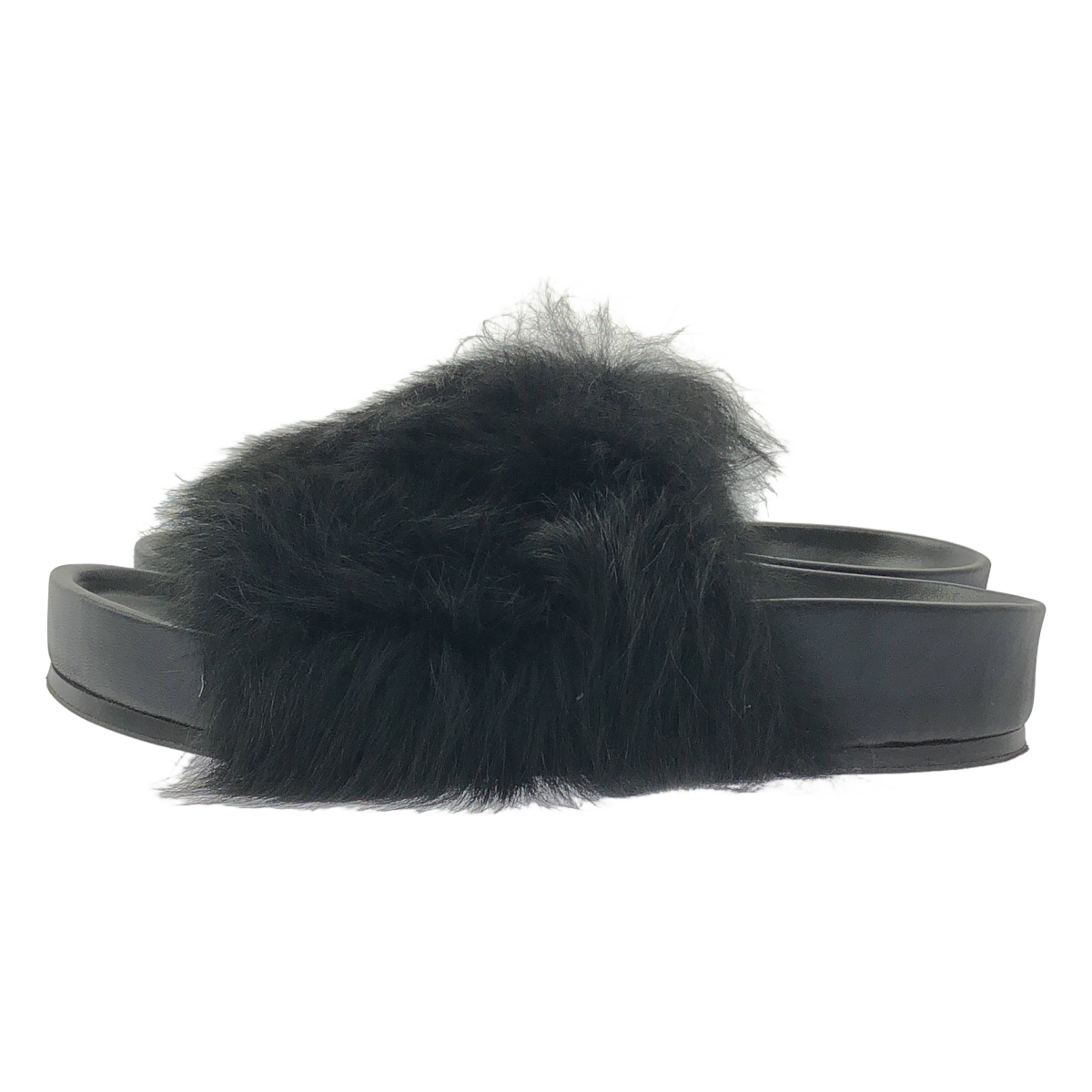 JIL SANDER / ジルサンダー ファー スライド サンダル