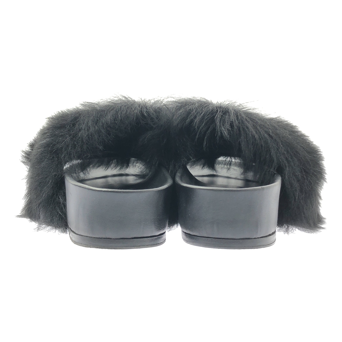 JIL SANDER / ジルサンダー ファー スライド サンダル