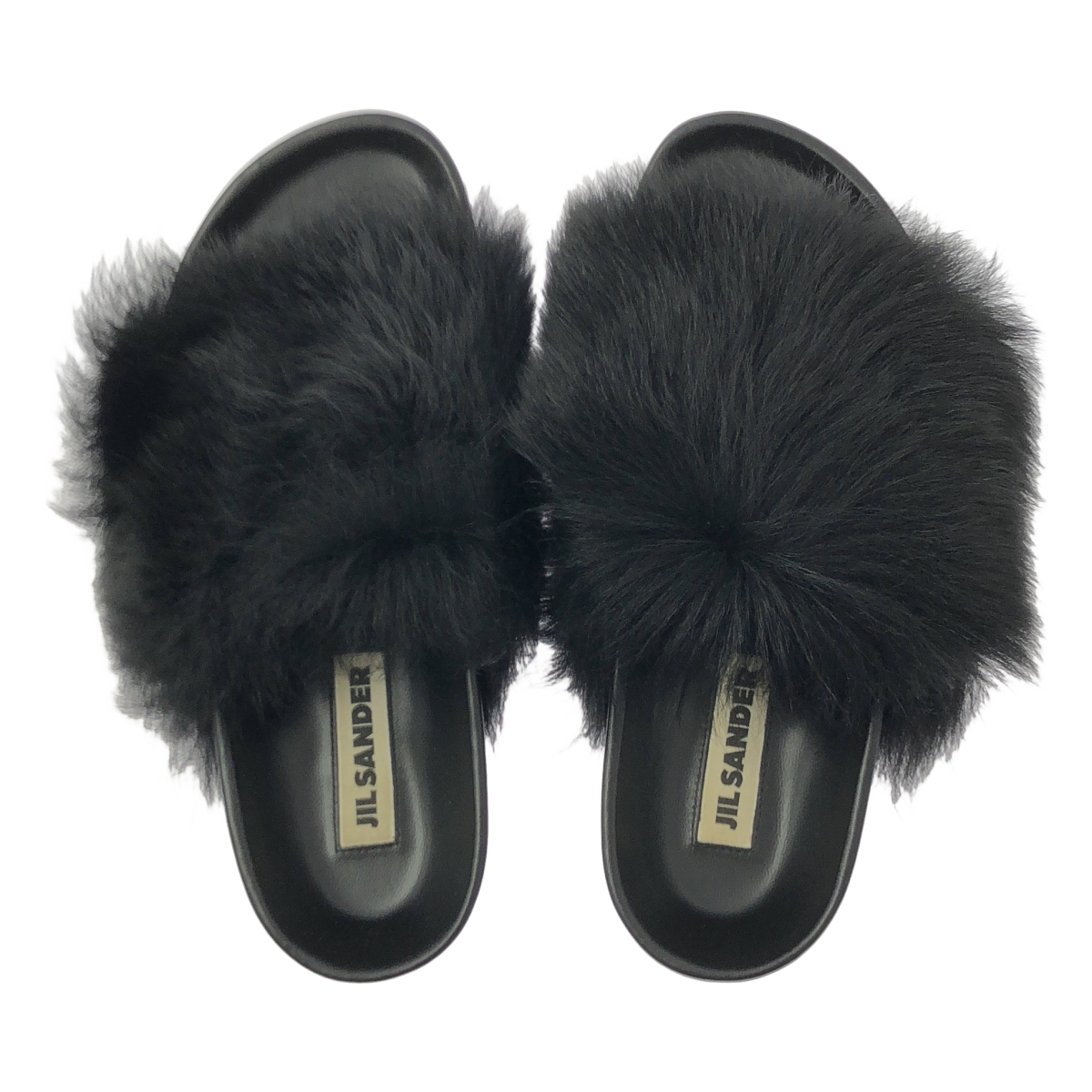 JIL SANDER / ジルサンダー ファー スライド サンダル