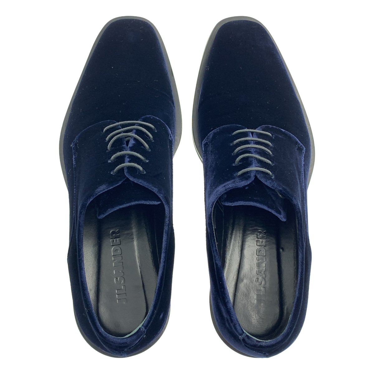 JIL SANDER / ジルサンダー ベロア レースアップシューズ