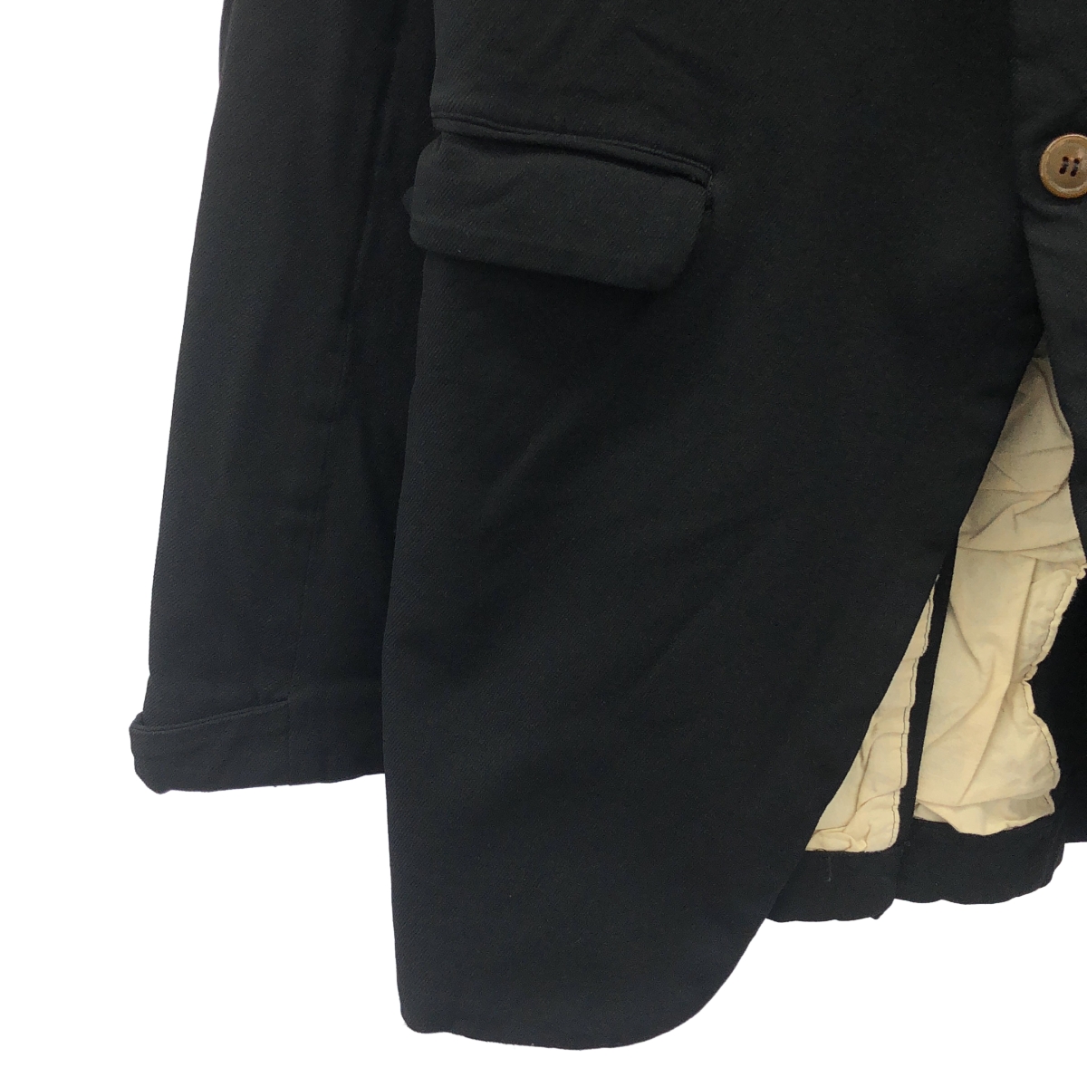 COMME des GARCONS HOMME PLUS / コムデギャルソンオムプリュス ポリエステル 縮絨 燕尾 テーラードジャケット