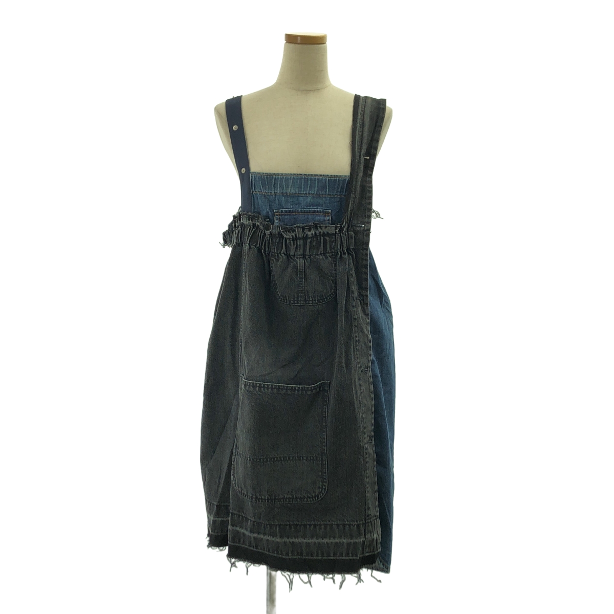 sacai ドッキング　デニムワンピース ドッキング デニム キャミソールワンピース | ブランド古着の買取